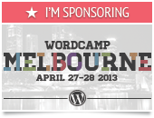 I'm Sponsoring WordCamp Melbourne 2013